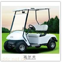 康辉2人座白色电动高尔夫球车