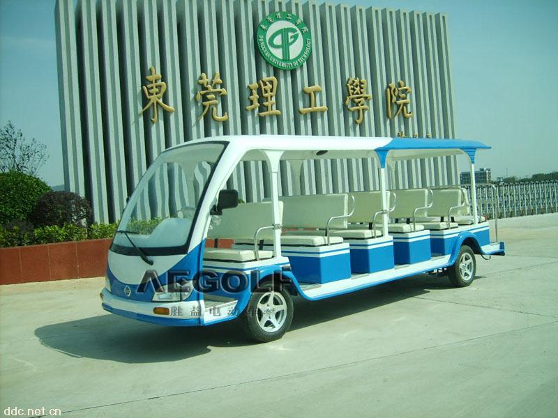 胜益AEY180B-2电动游览车 高级楼盘车