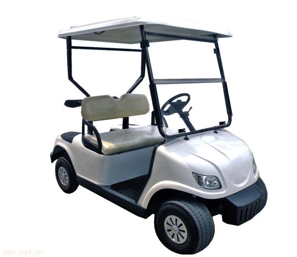 朗晴2座白色高尔夫观光车、高尔夫球车、观光高尔夫车