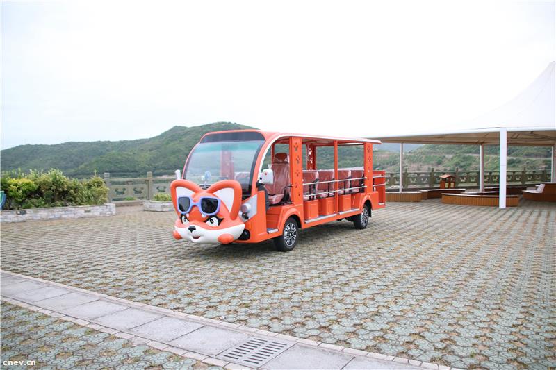 湖南17座电动旅游观光车厂家供货景区游览车代步车多少钱一辆